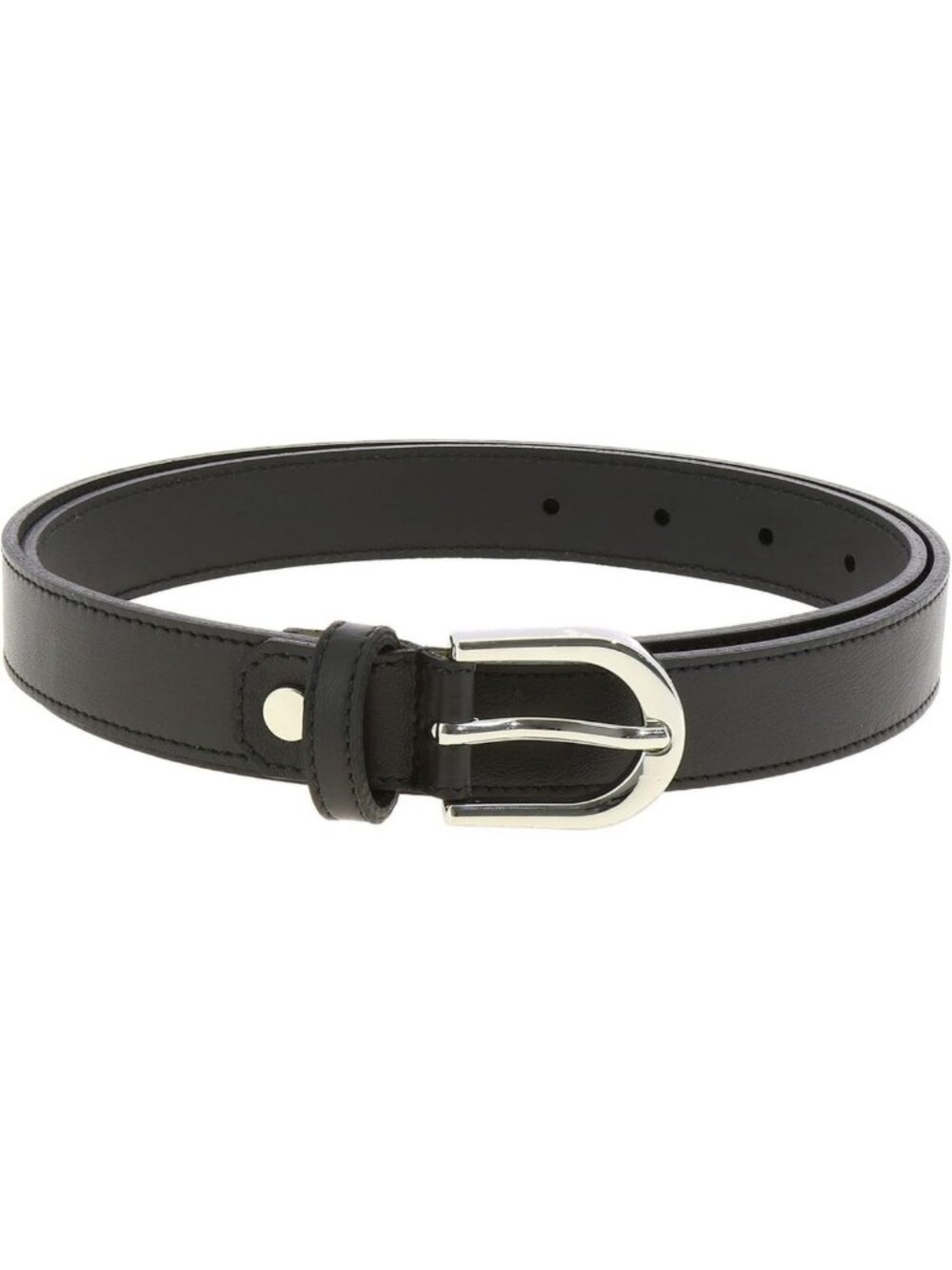 Stylish Women's Genuine Italian Leather Belt - Elegant Design, Made in France - Picture 1 of 8